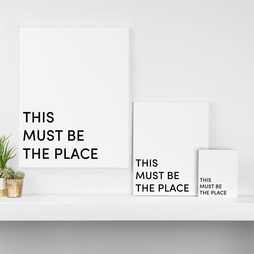 This Must Be The Place Canvas Print Gallery Image 3