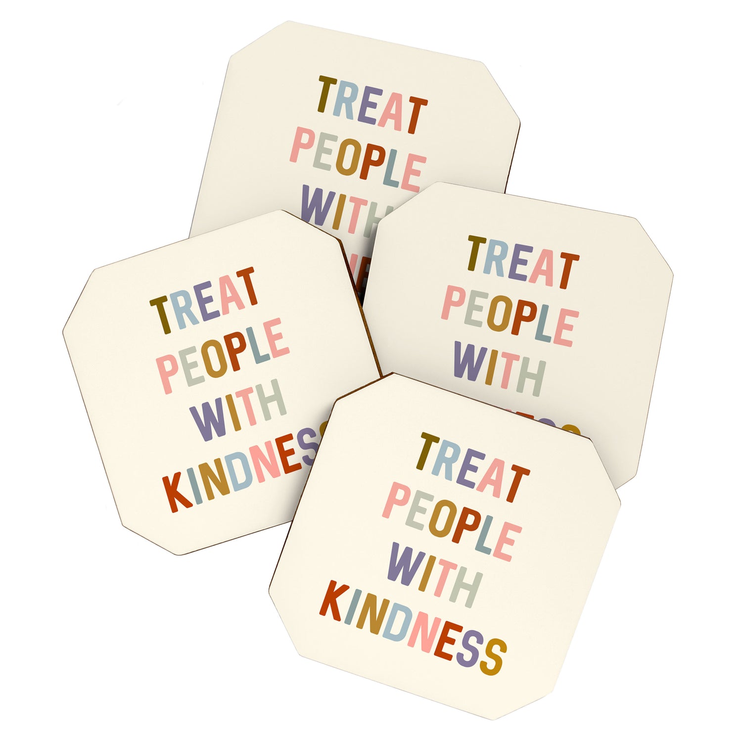 Treat People With Kindness Coaster Gallery Image 1
