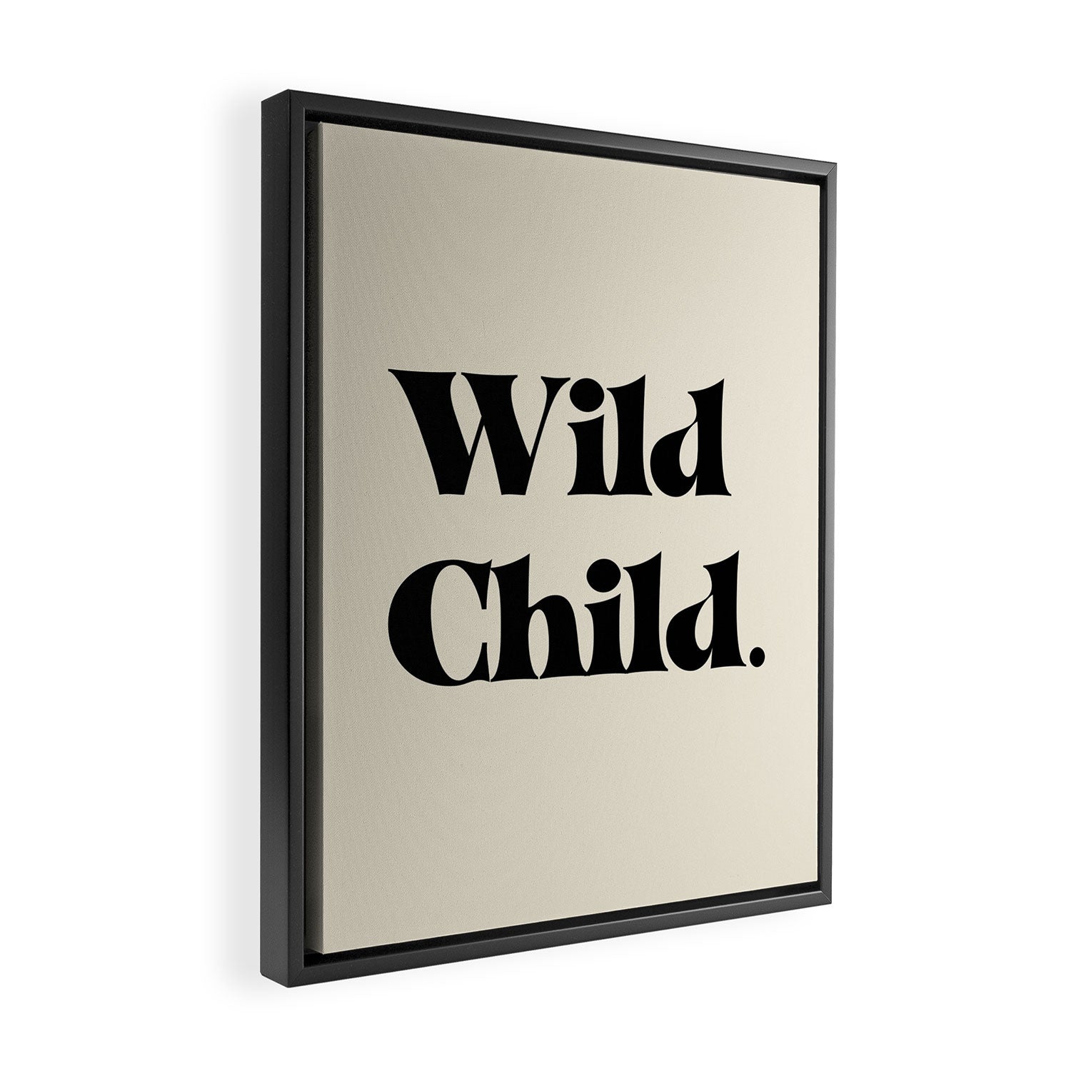 Wild Child Framed Canvas Print Gallery Image 2
