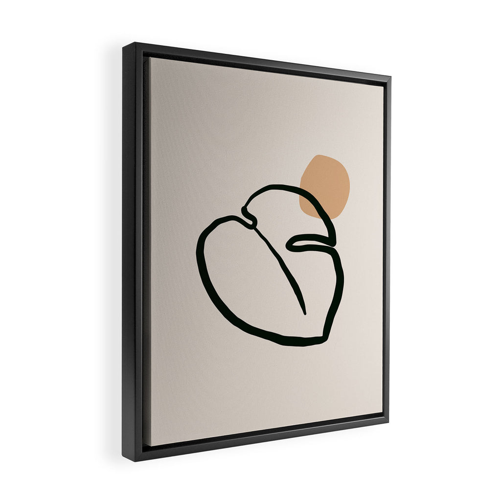 another monstera Framed Canvas Print Gallery Image 2