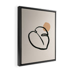 another monstera Framed Canvas Print Gallery Image 2