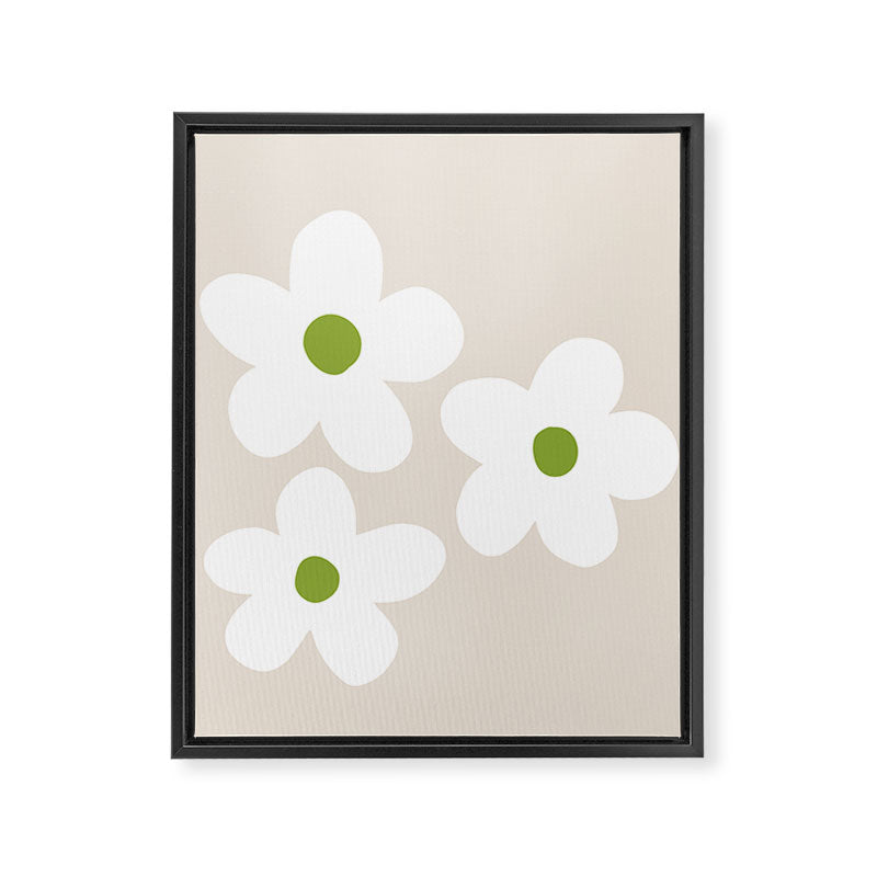 big flowers Framed Canvas Print Gallery Image 6