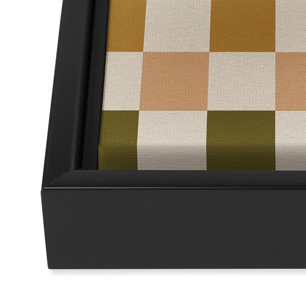 checks â neopolitan Framed Canvas Print Gallery Image 3