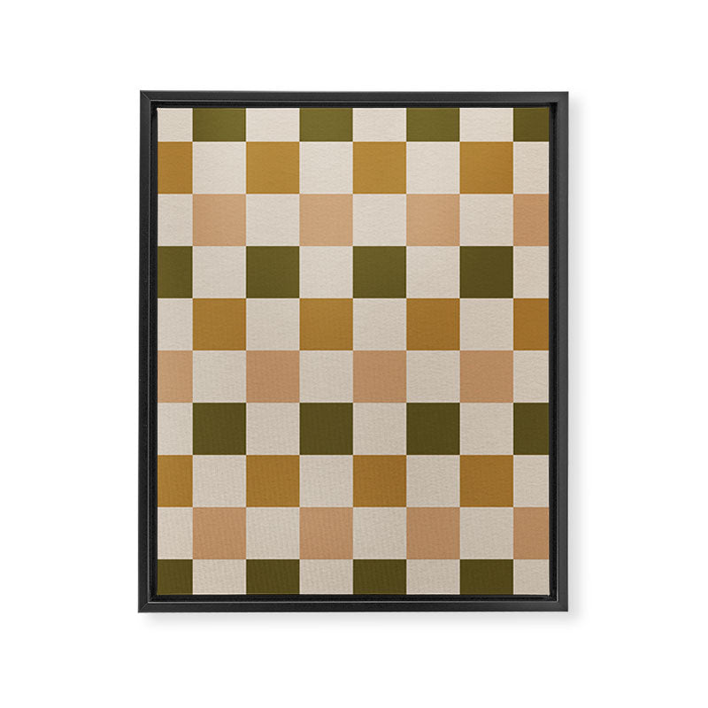 checks â neopolitan Framed Canvas Print Gallery Image 6