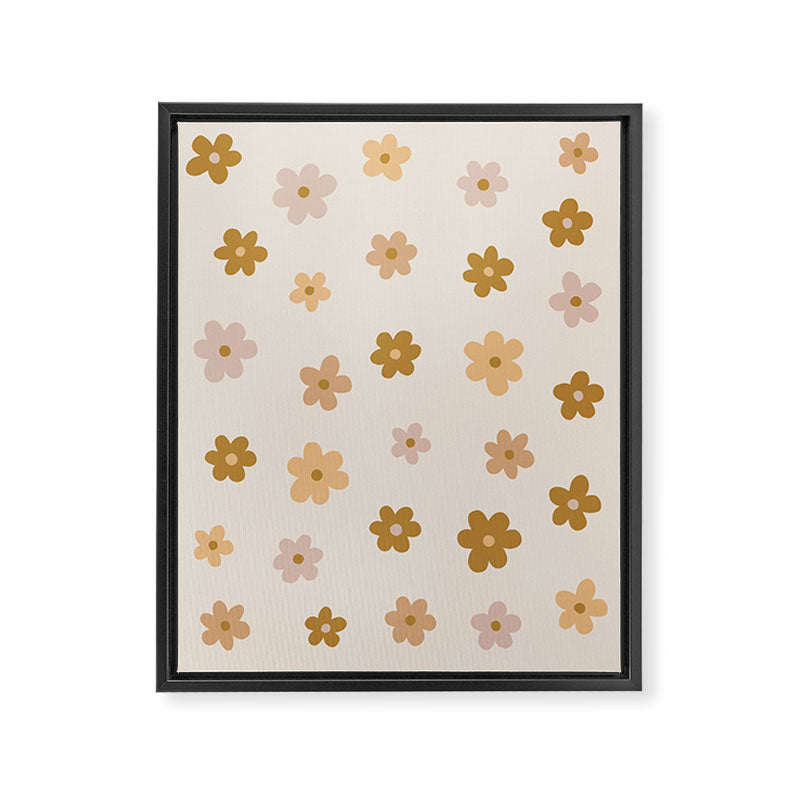 flower confetti Framed Canvas Print Gallery Image 6