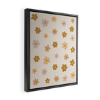 flower confetti Framed Canvas Print Gallery Image 2