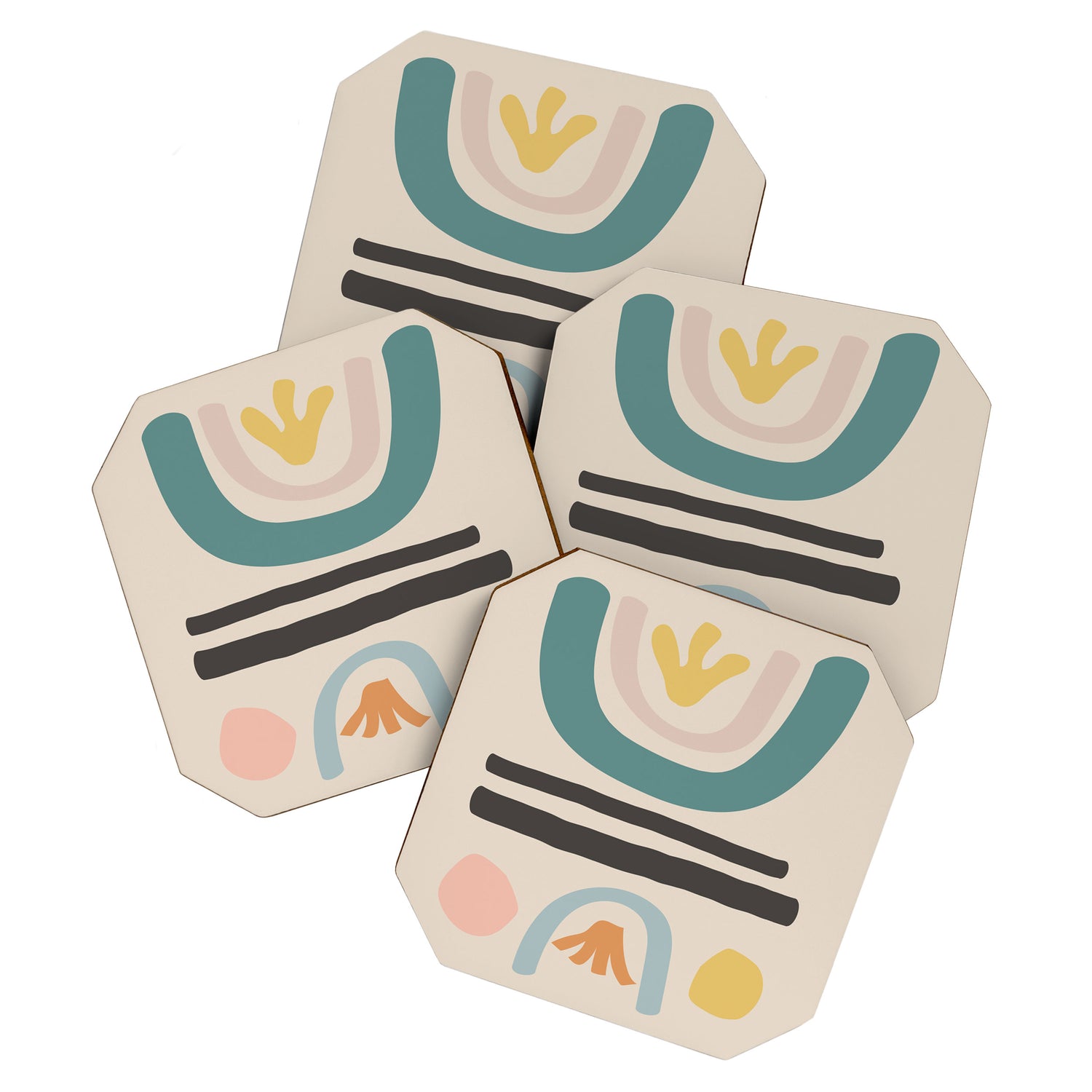flower field Coaster Gallery Image 1