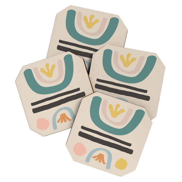 flower field Coaster Gallery Image 1
