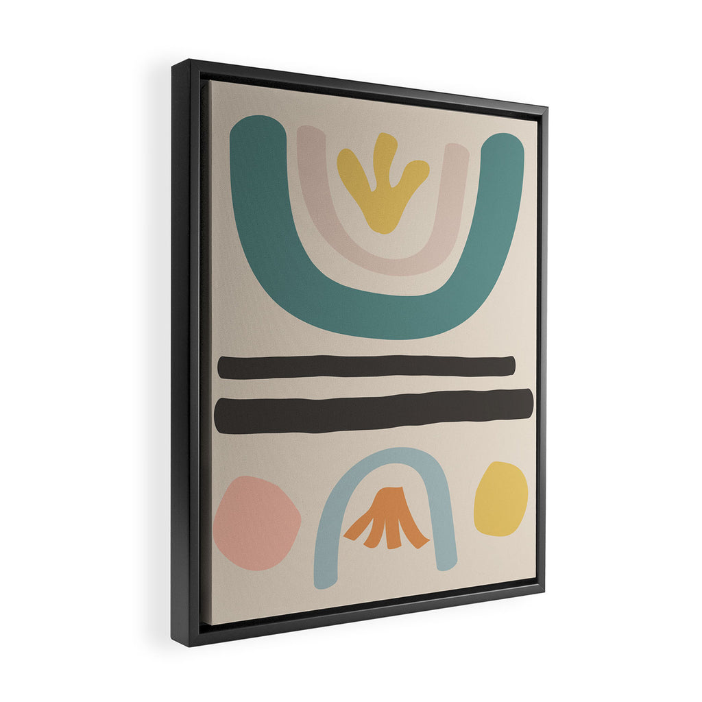 flower field Framed Canvas Print Gallery Image 2