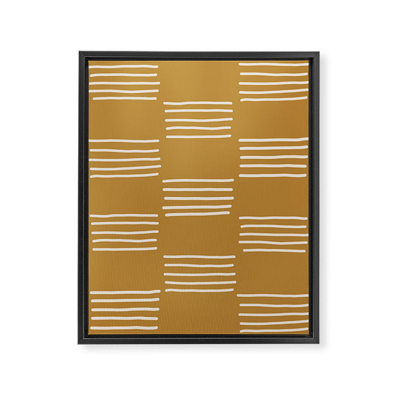 hatches âÂ saffron Framed Canvas Print Gallery Image 6