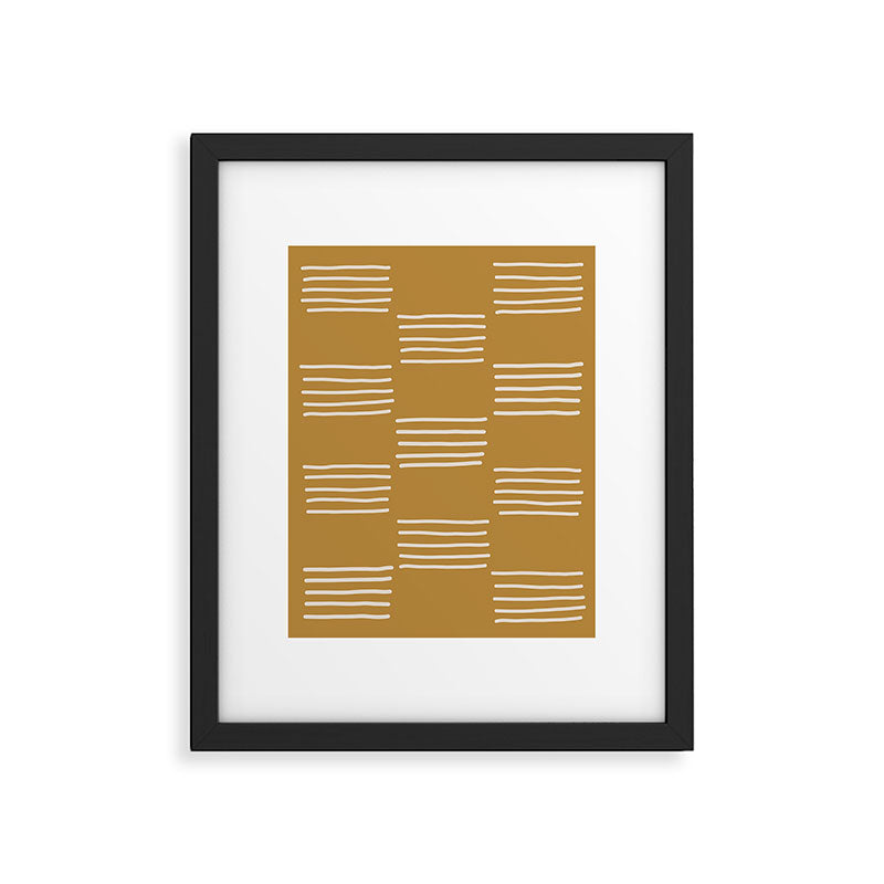 hatches âÂ saffron Framed Art Print Gallery Image 5