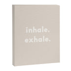 inhale exhale âÂ neutral Canvas Print Gallery Image 6