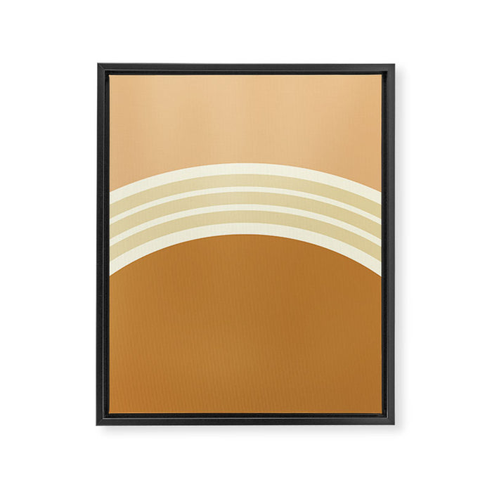 one day âÂ earthen clay layers 2 Framed Canvas Print Gallery Image 1