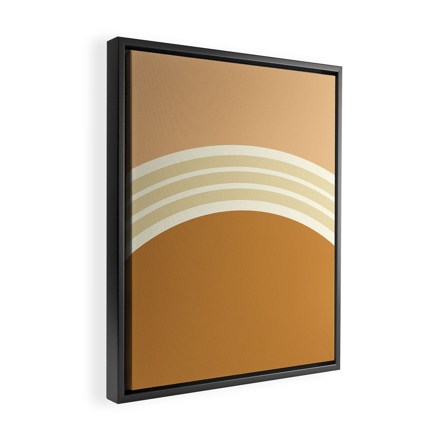 one day âÂ earthen clay layers 2 Framed Canvas Print Gallery Image 2