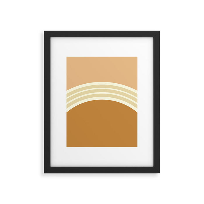 one day âÂ earthen clay layers 2 Framed Art Print Gallery Image 1