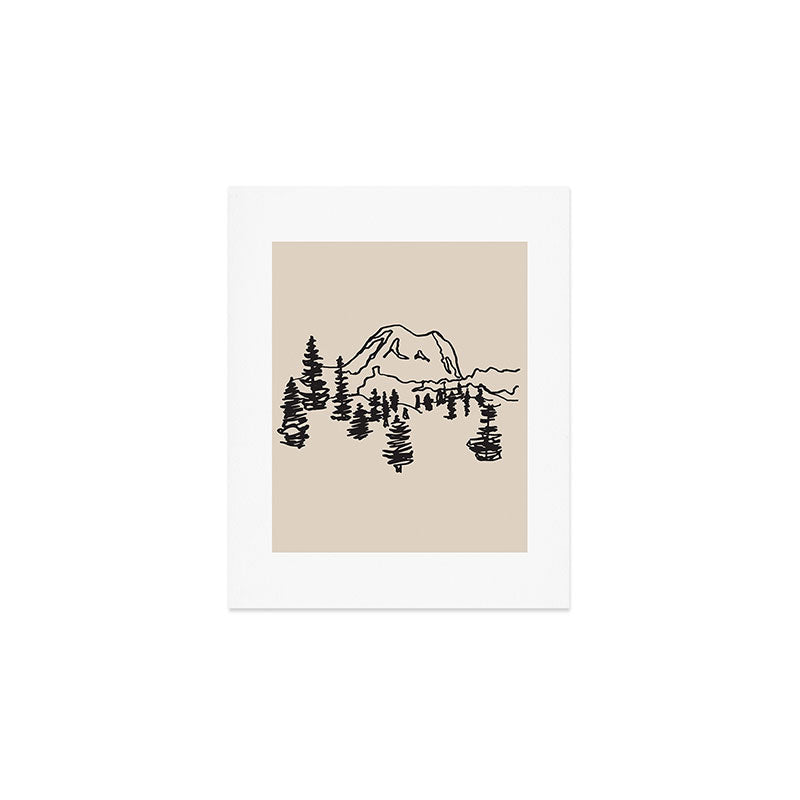 rainier Art Print Gallery Image 1