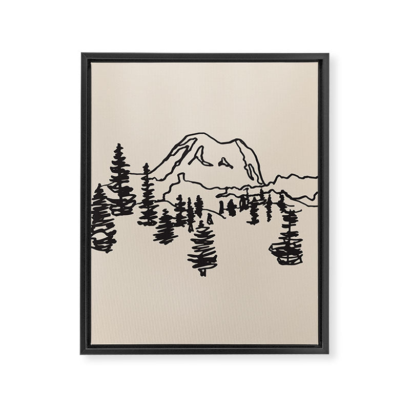 rainier Framed Canvas Print Gallery Image 6