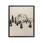 rainier Framed Canvas Print Gallery Image 6