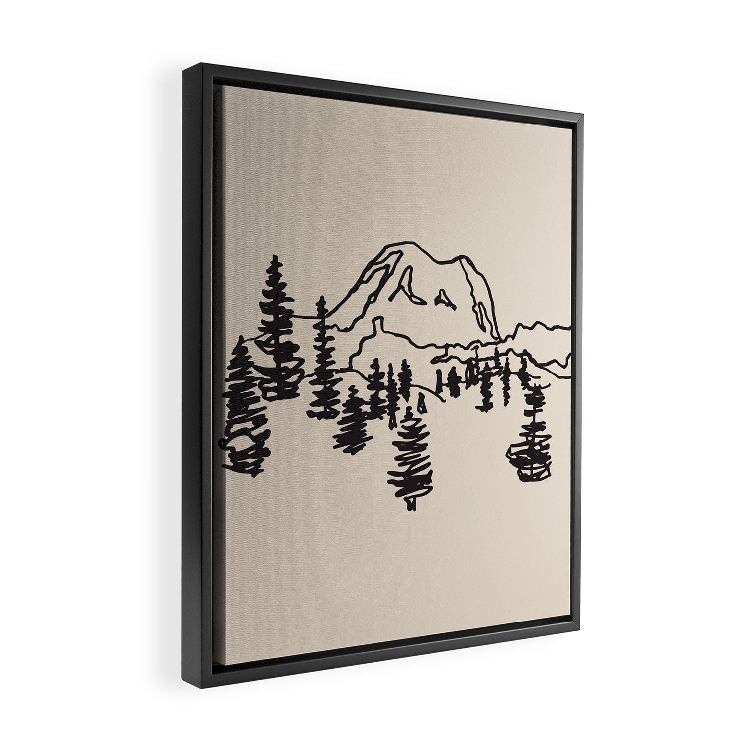 rainier Framed Canvas Print Gallery Image 2