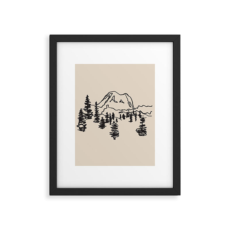 rainier Framed Art Print Gallery Image 5