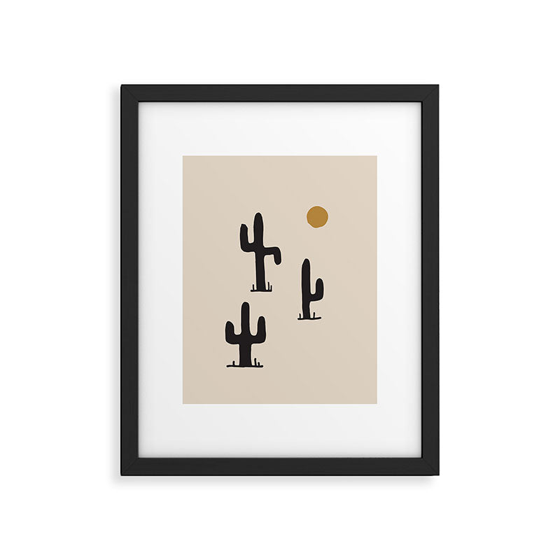 saguaro silent disco Framed Art Print Gallery Image 5