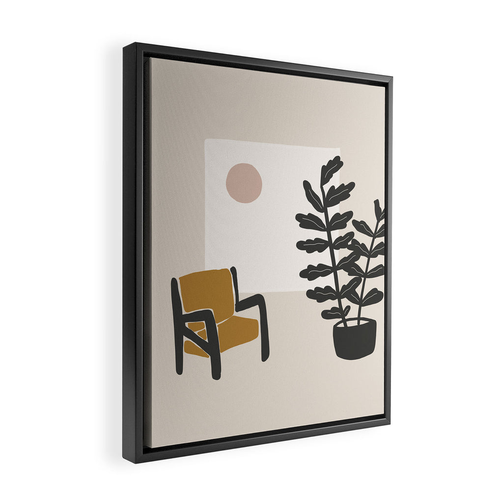 slow morning Framed Canvas Print Gallery Image 2