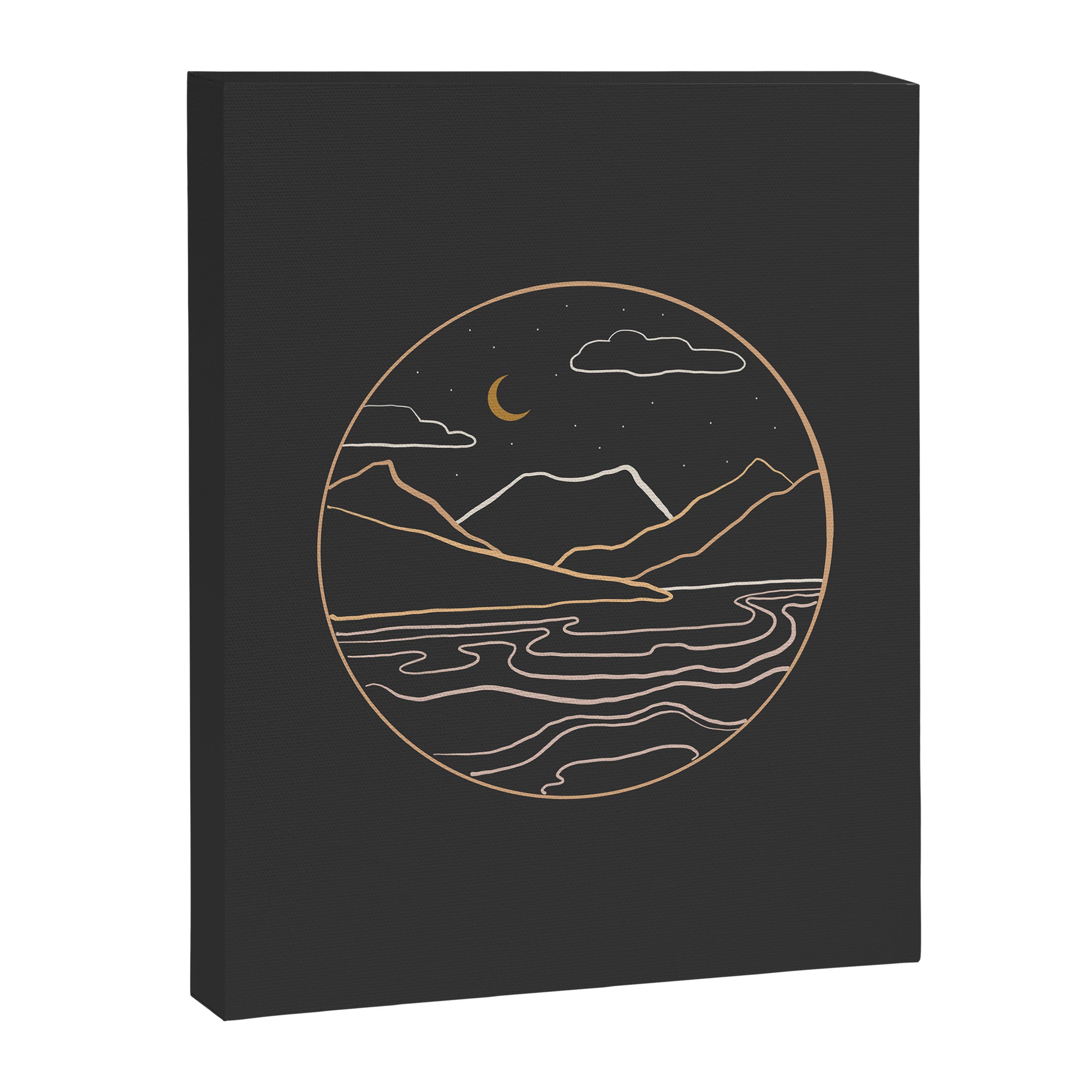 sneak peak at night Canvas Print Gallery Image 6