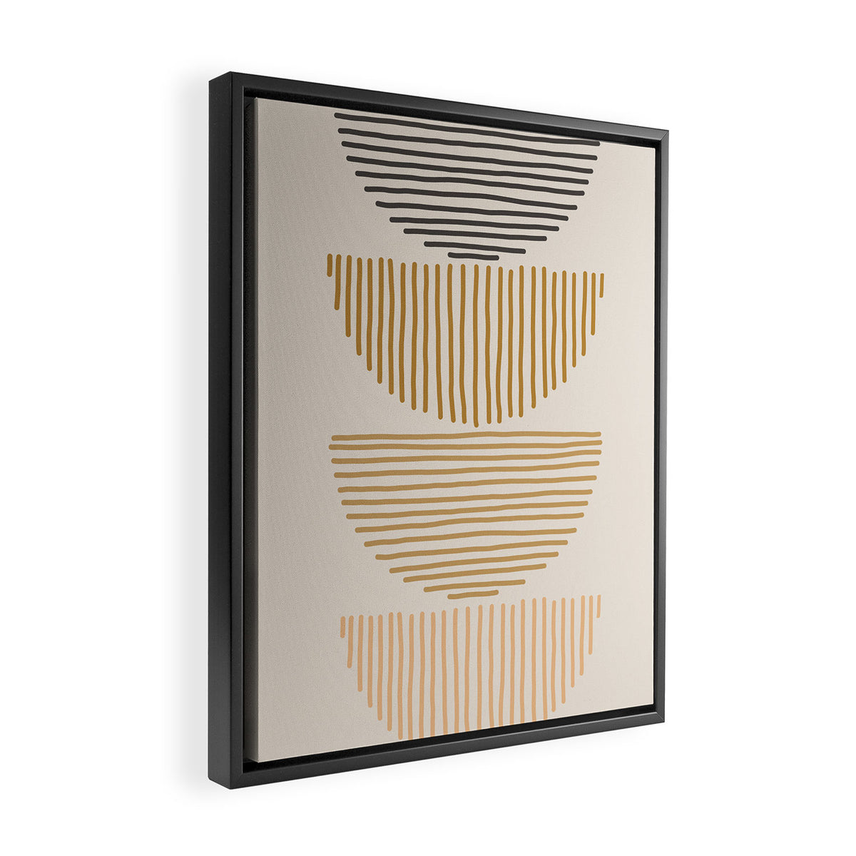 stacks Framed Canvas Print Gallery Image 2