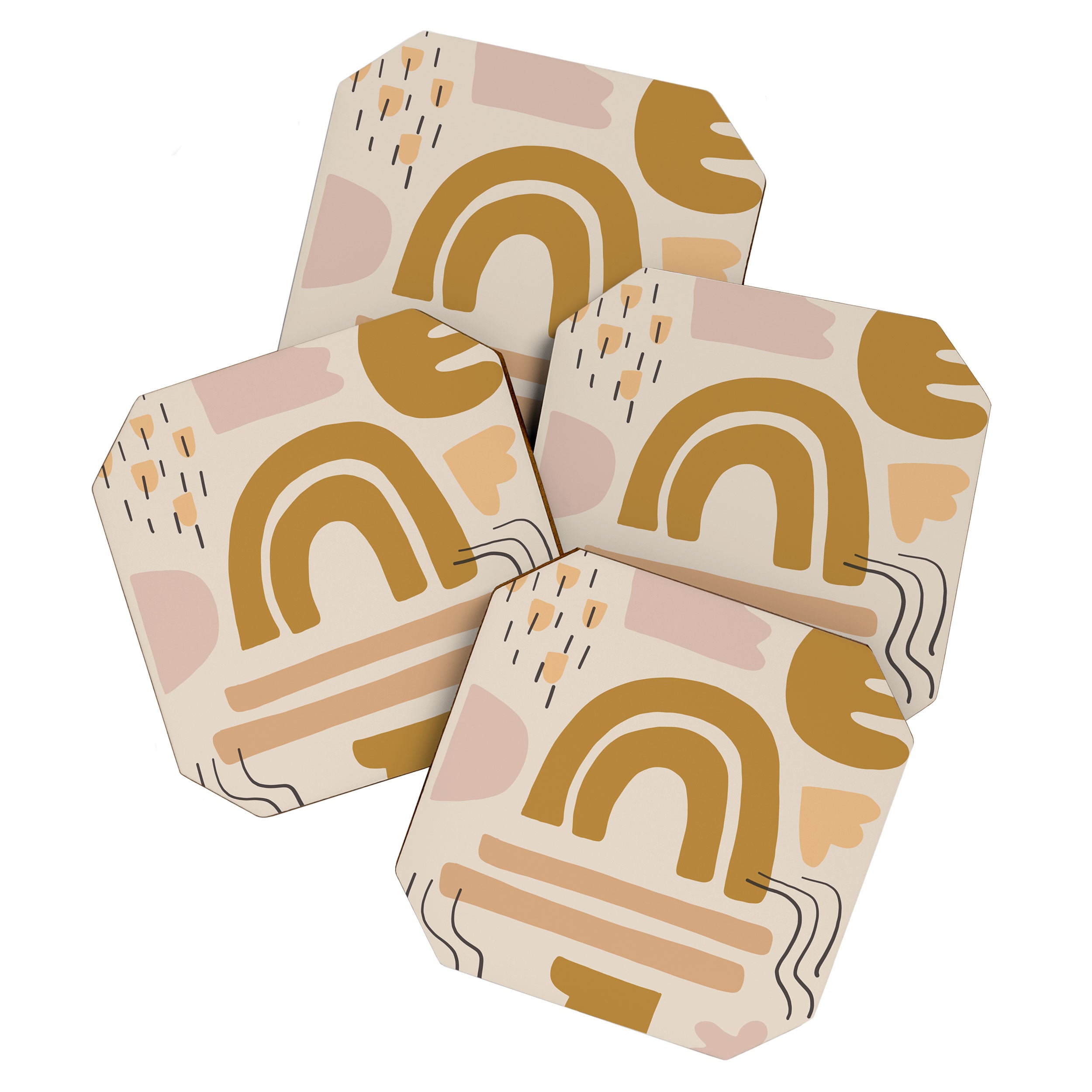 sun pattern Coaster Gallery Image 1