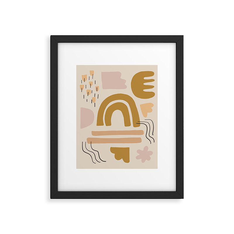 sun pattern Framed Art Print Gallery Image 5