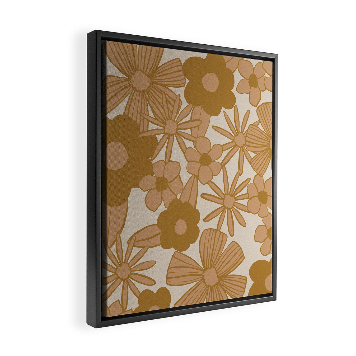 super bloom -Â light Framed Canvas Print Gallery Image 2