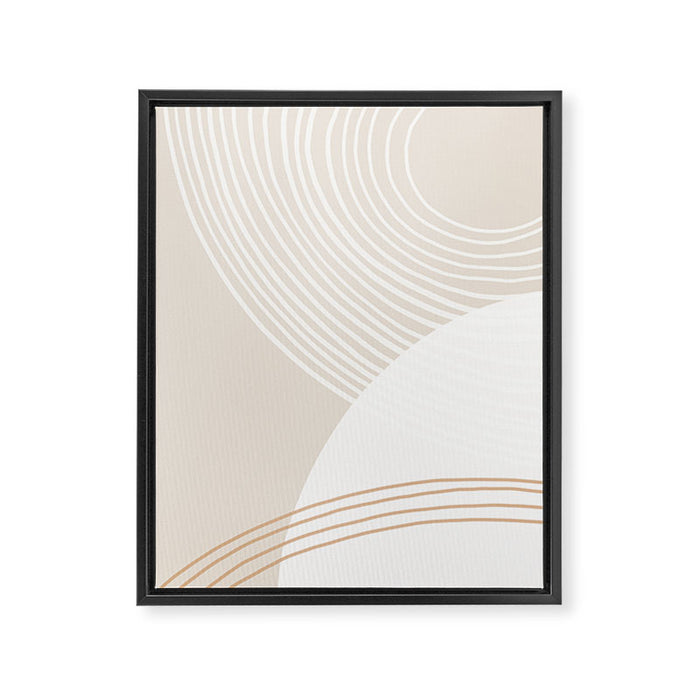 terrain âÂ tan Framed Canvas Print Gallery Image 1
