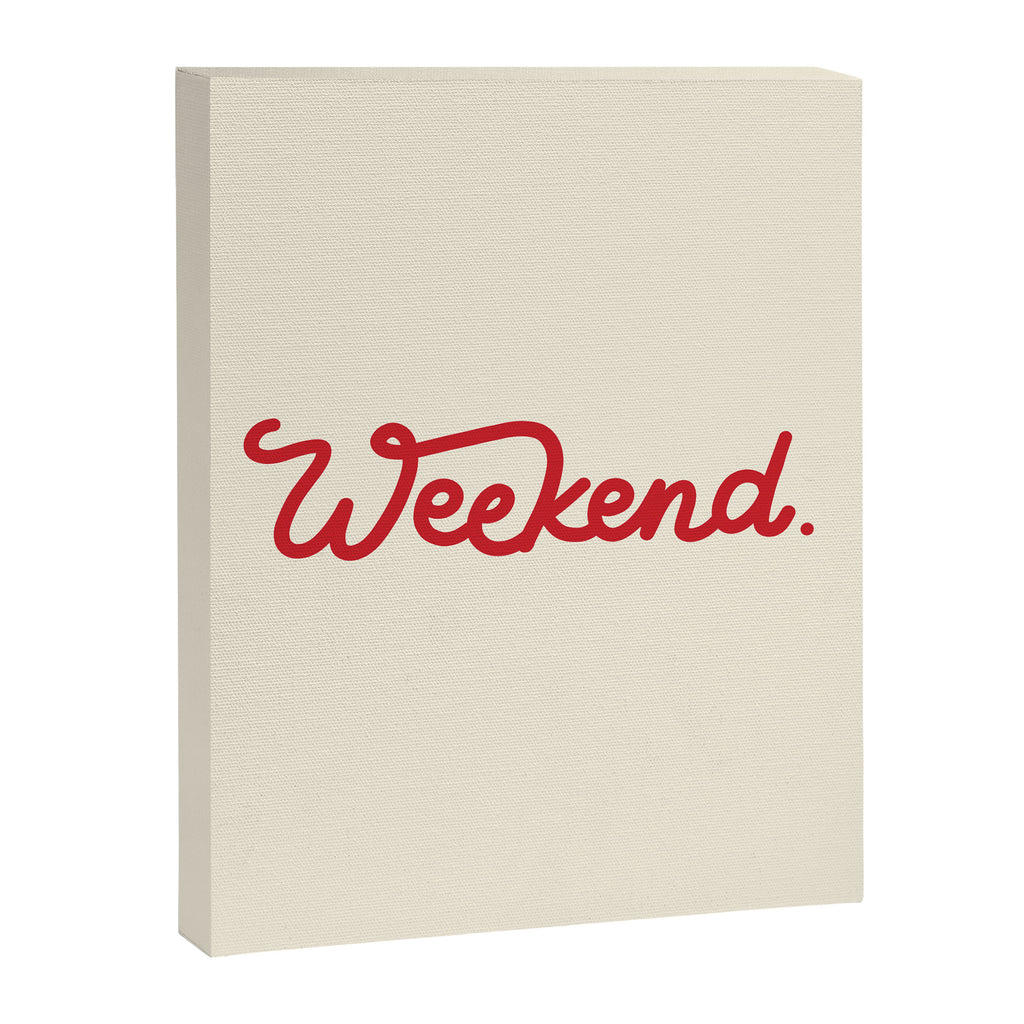 weekend in red Canvas Print Gallery Image 8