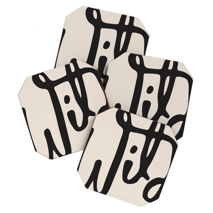 wild abstract Coaster Gallery Image 1