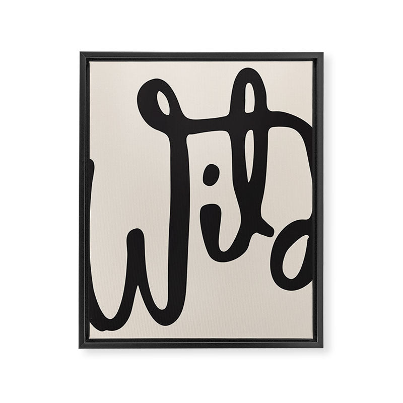 wild abstract Framed Canvas Print Gallery Image 6