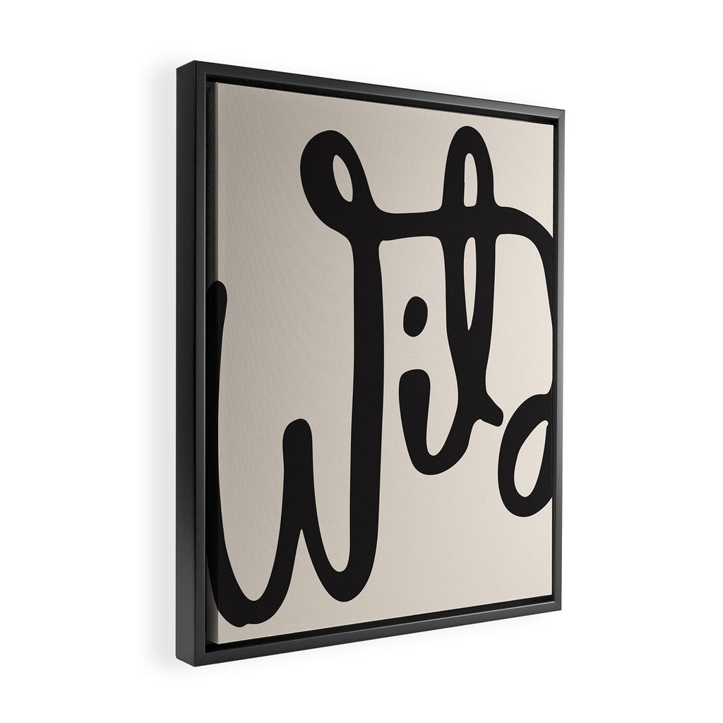 wild abstract Framed Canvas Print Gallery Image 2