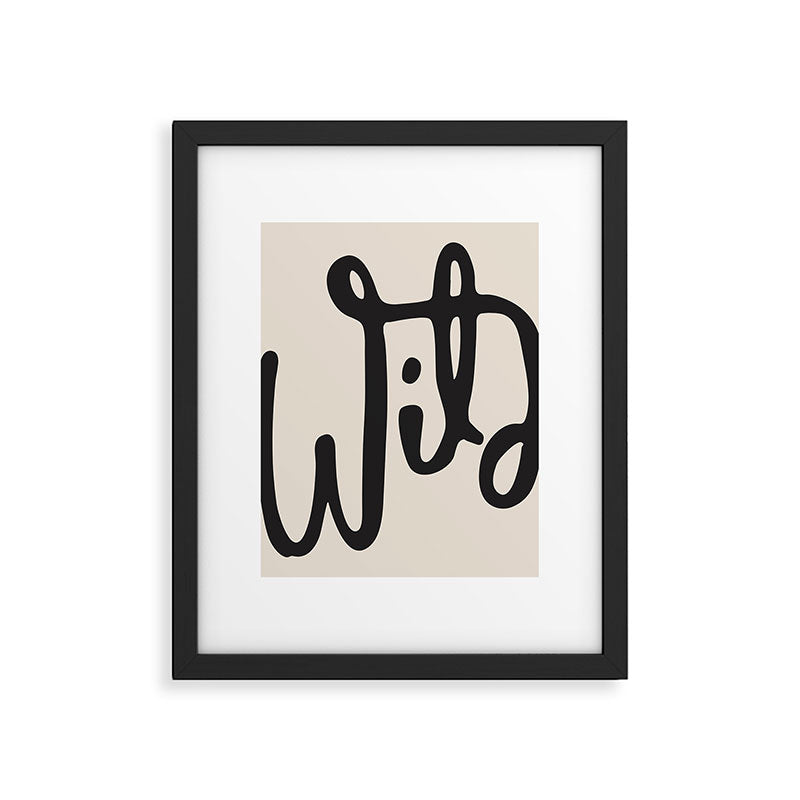 wild abstract Framed Art Print Gallery Image 5