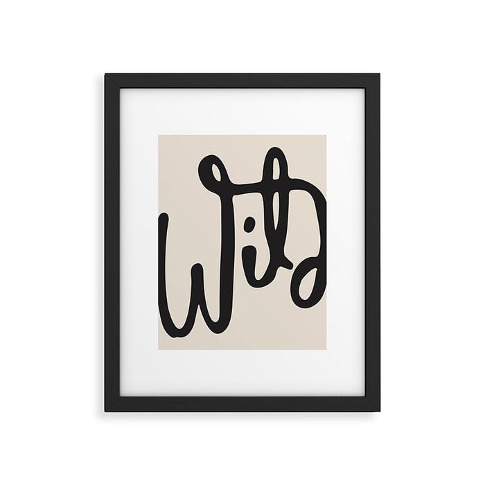 wild abstract Framed Art Print Gallery Image 1