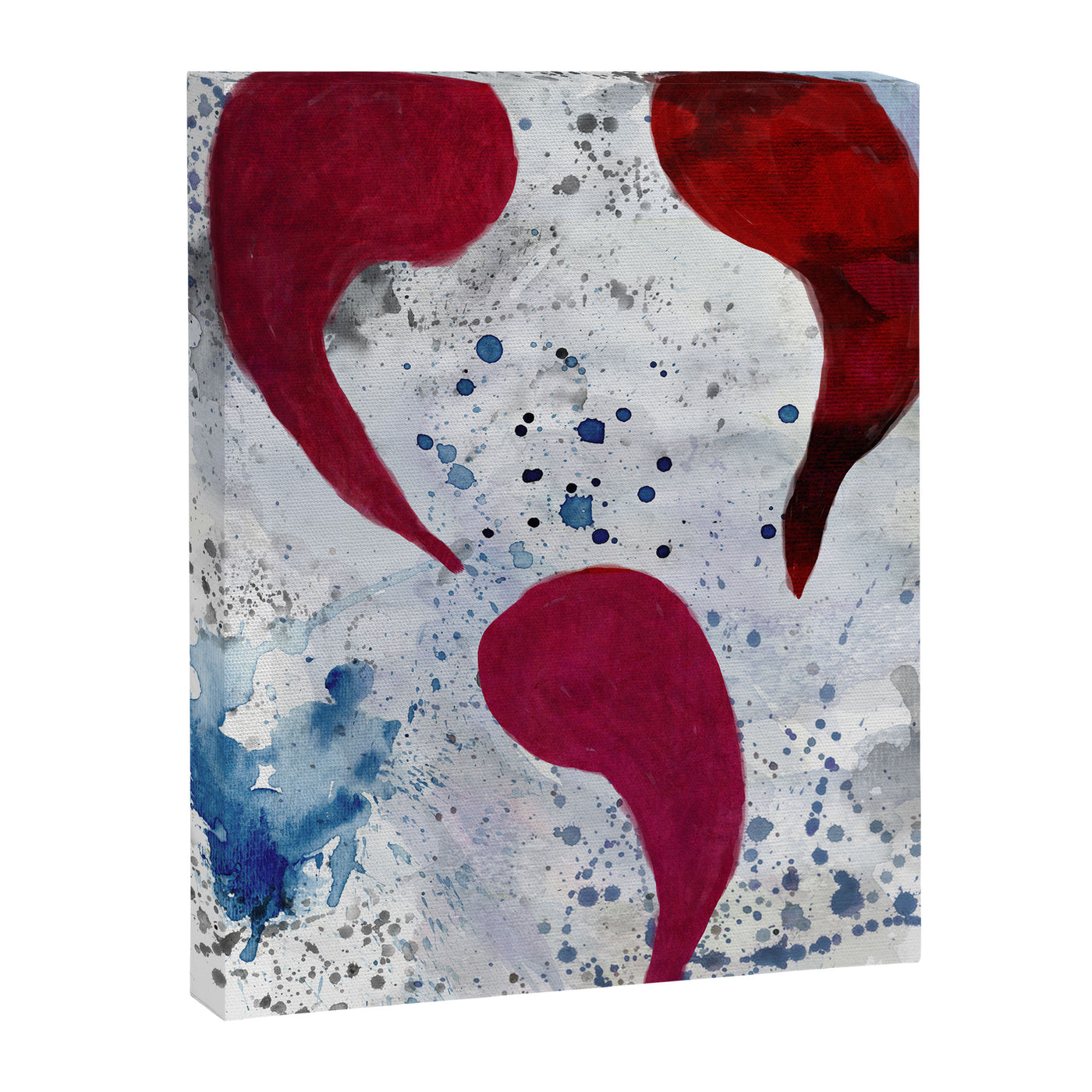 Triple Comma Club Painting Canvas Print