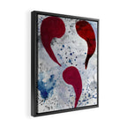 Triple Comma Club Painting Framed Canvas Print Gallery Image 2