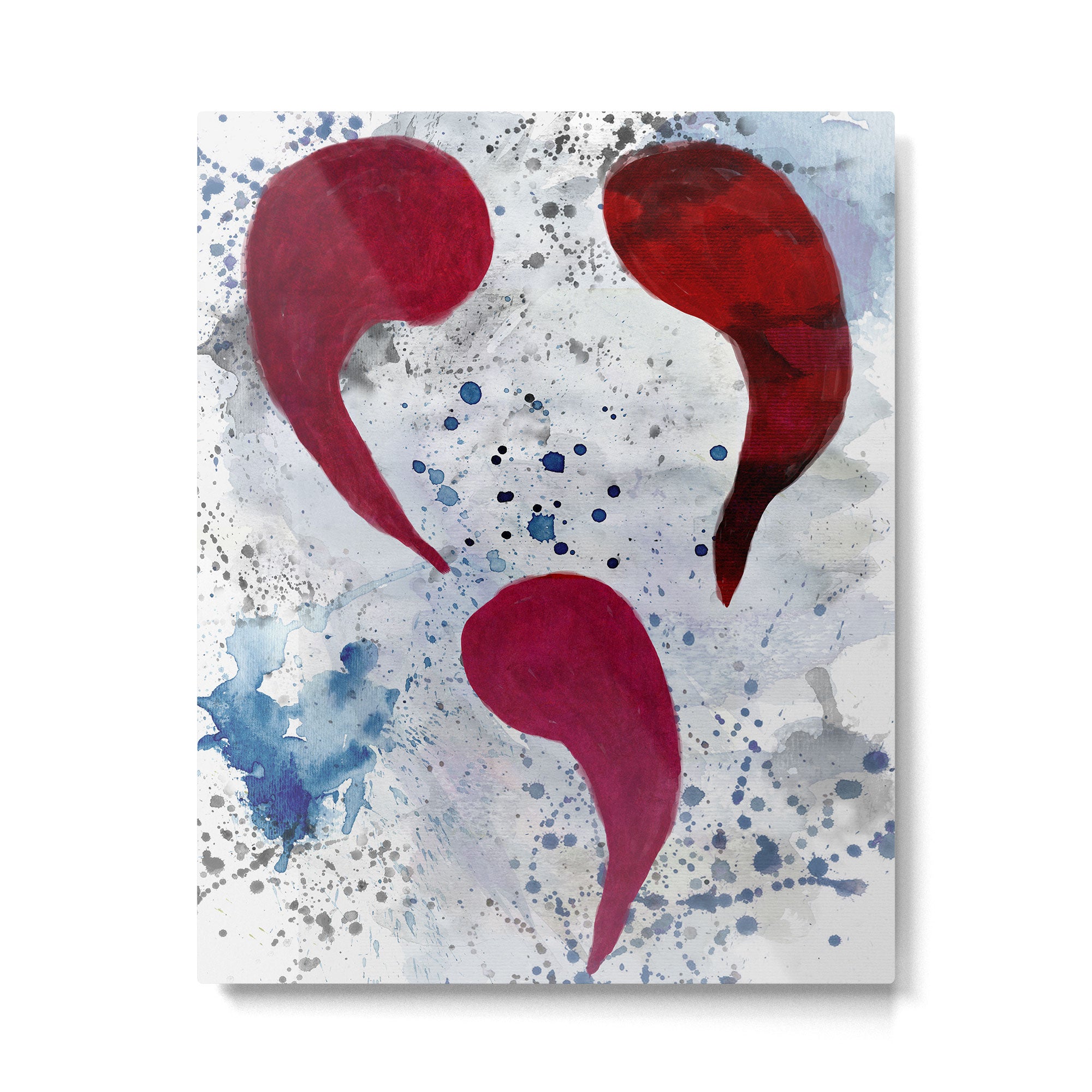 Triple Comma Club Painting Metal Print Gallery Image 4