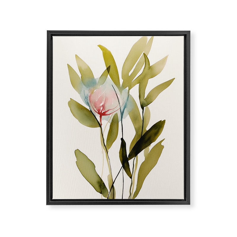 Abstract Flower Bouquet  Framed Canvas Print Gallery Image 8