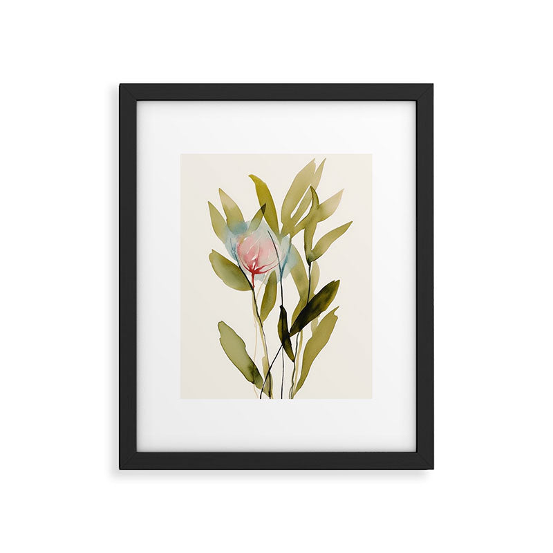 Abstract Flower Bouquet  Framed Art Print Gallery Image 6