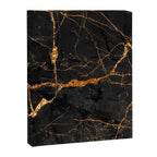 Black Malachite Marble With Gold Veins Canvas Print Gallery Image 8