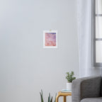 Blush and Purple Sky with Rose gold flashes Art Print Gallery Image 3