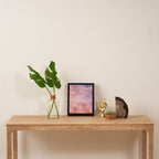 Blush and Purple Sky with Rose gold flashes Framed Canvas Print Gallery Image 4