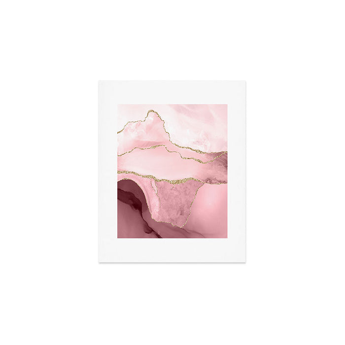 Blush Marble Art Landscape Art Print Gallery Image 1