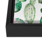 Cactus Summer Garden Framed Canvas Print Gallery Image 3