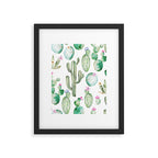Cactus Summer Garden Framed Art Print Gallery Image 6
