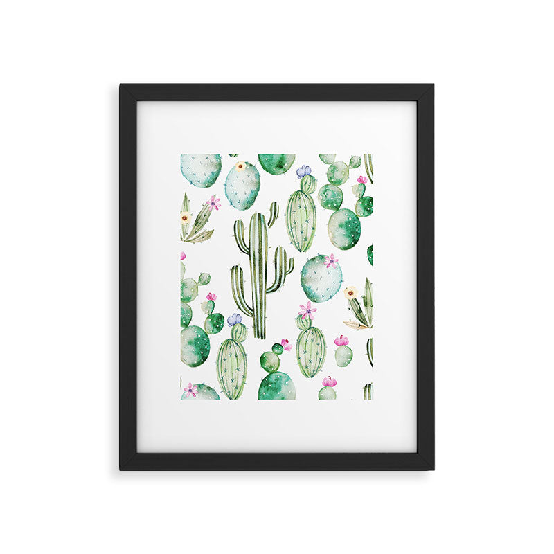 Cactus Summer Garden Framed Art Print Gallery Image 6
